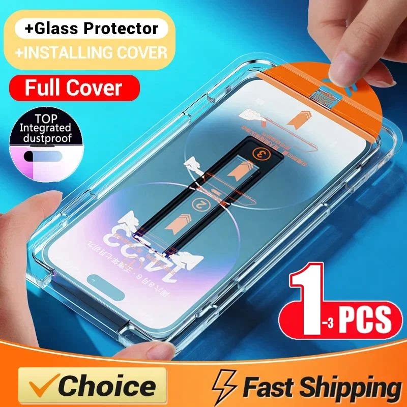 Oleophobic Coating Dust Free Easy Installation Screen Protector For iPhone 14 15 Pro Max Mini XS XR - 实物图