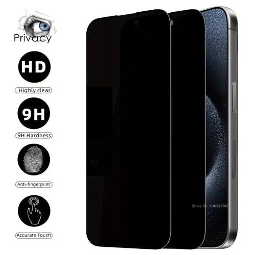 2Pcs Privacy Screen Protector For IPhone 11 12 13 16 Pro 14
