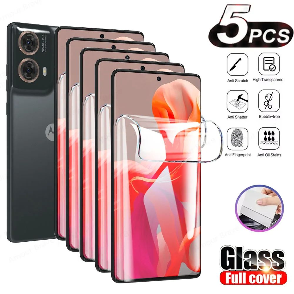5PCS Hydrogel Film For Motorola G85 G55 G14 G53 G73 G72 G82