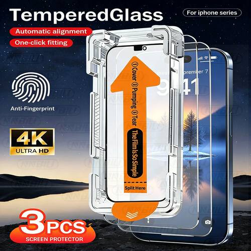 NNBILI 3Pcs Oleophobic Coating Dust Free Easy Installation S