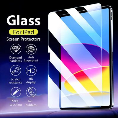 Tempered Glass Screen Protector For Ipad 10th 10 9th Generat