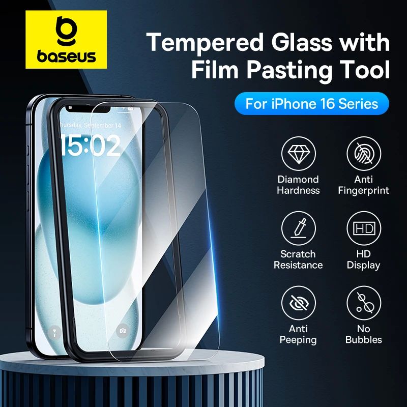 Baseus Tempered Glass for iPhone 16 Pro Max Plus Screen Prot
