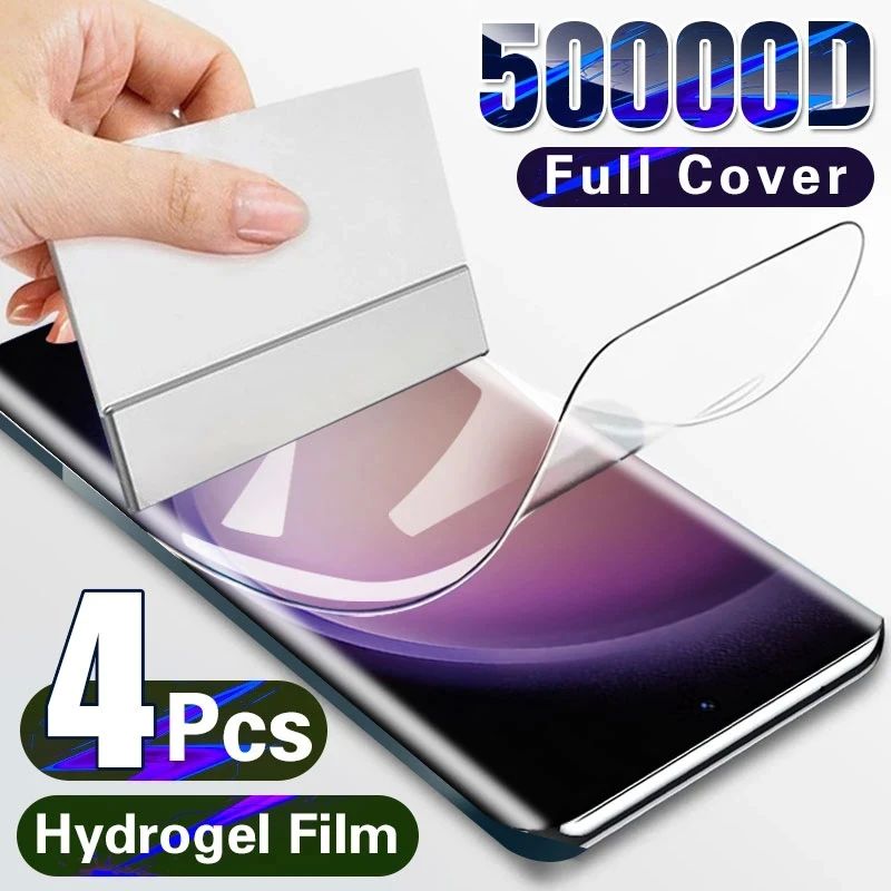 4Pcs Hydrogel Film For Samsung Galaxy S23 S20 S21 S22 S24 Pl