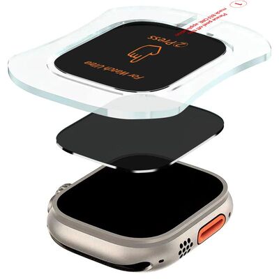 Privacy Tempered Glass Screen Protector for Apple Watch Ultr