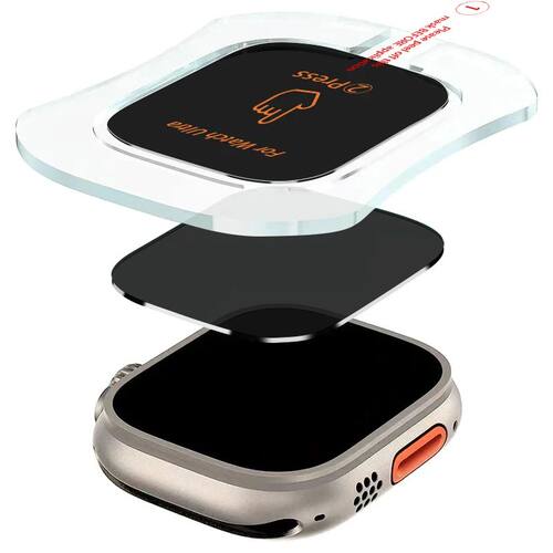 Privacy Tempered Glass Screen Protector for Apple Watch Ultr