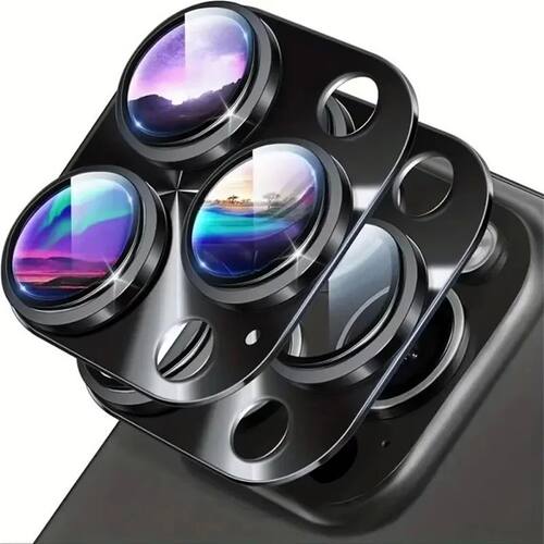 3D Full Metal Camera Lens Protector Tempered Glass Protector