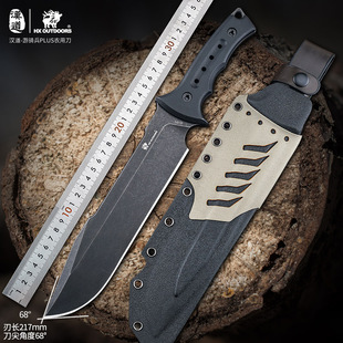 汉道游骑兵砍柴刀加厚开山开路排障刀劈柴刀锋利丛林刀砍山刀开刃