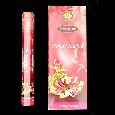 印度香天然Herbsum金银花香室内薰香竹签线香卧香薰正品安神减压