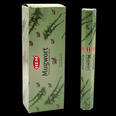 印度香HEM品牌MUGWORT艾草香竹签线香薰室内薰香安神驱蚊虫减压香