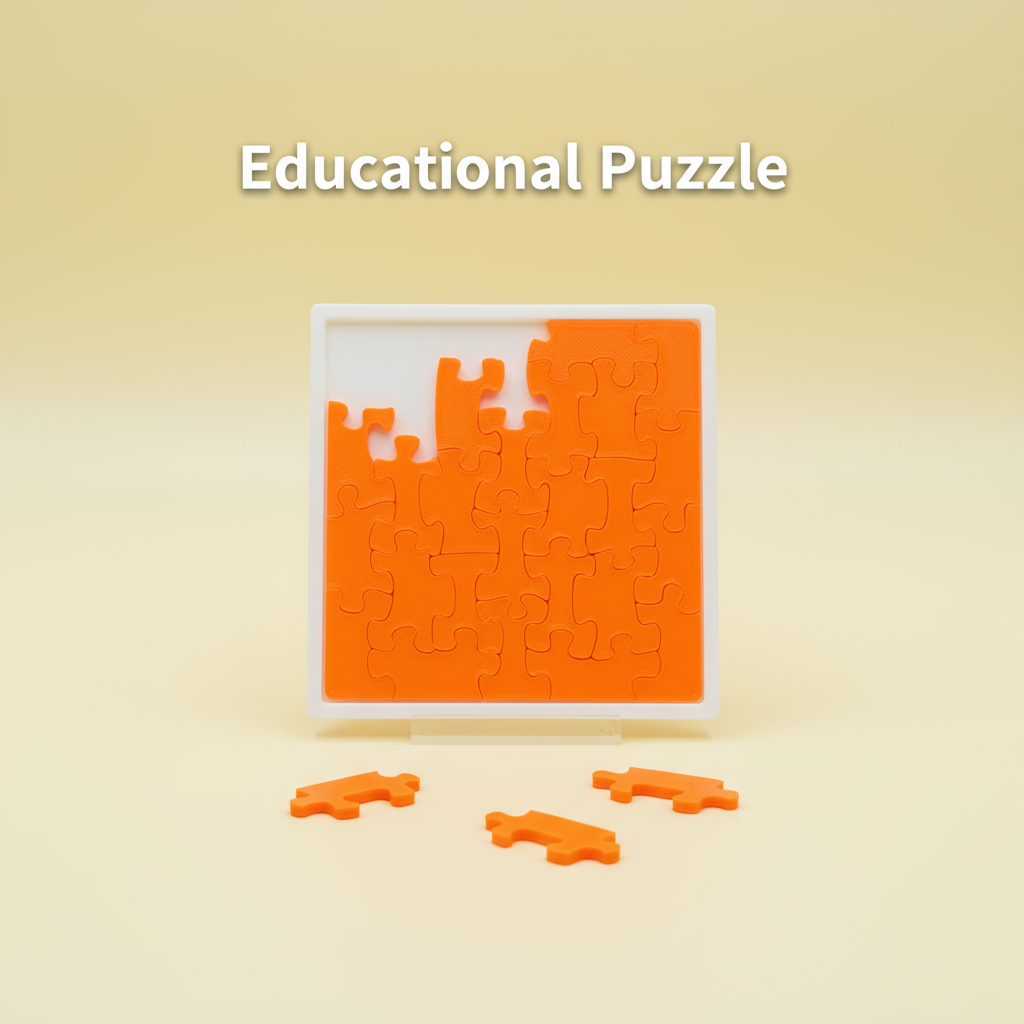 Puzzle拼图 迷你款28片纯色拼图 10级烧脑地狱高难度益智解谜玩具