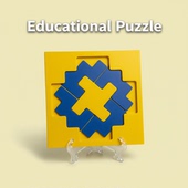 Puzzle拼图迷你款 十字拼图高难度益智解谜玩具休闲娱乐桌游