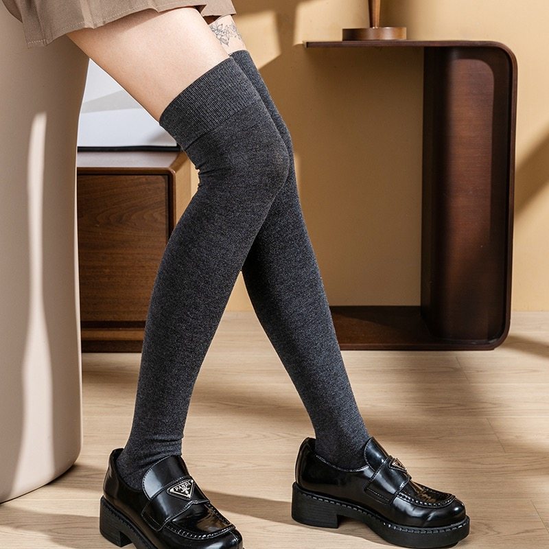 秋冬精纺羊毛平面大腿袜柔软亲肤保暖长筒袜时尚显瘦纯色袜子60,女士内衣/男士内衣/家居服,长筒袜,淘宝优惠券,粉丝福利购,淘宝优惠卷