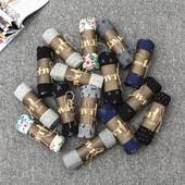 女 打底裤 FAVAHM外单图案印花弹力高腰加肥加大码 九分莫代尔薄款