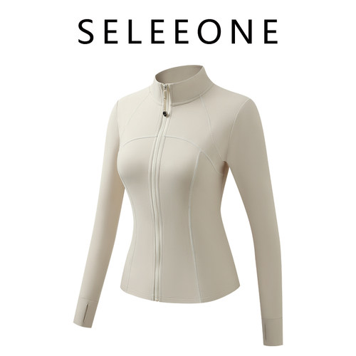 【元旦限时价活动】秋冬锦氨小暖绒拉链开衫瑜伽秋冬外套2607