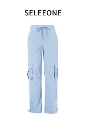 【全球购—深圳发货】户外跑步运动长裤轻薄速干阔腿休闲裤25001