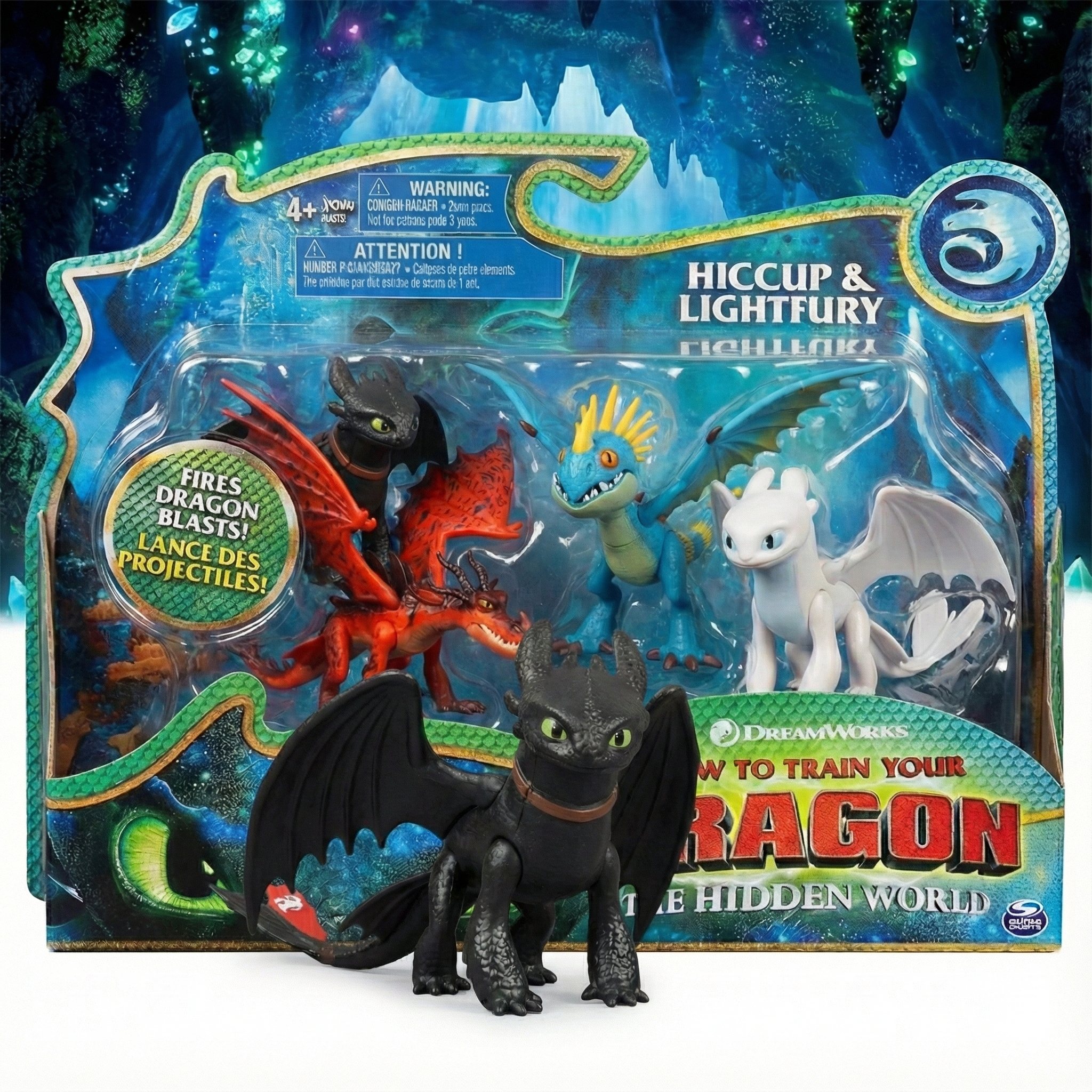 无牙仔驯龙高手夜煞光煞手办