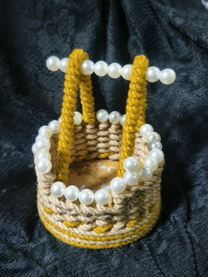 手工麻绳编织创意麻绳手机支架小礼物闺蜜