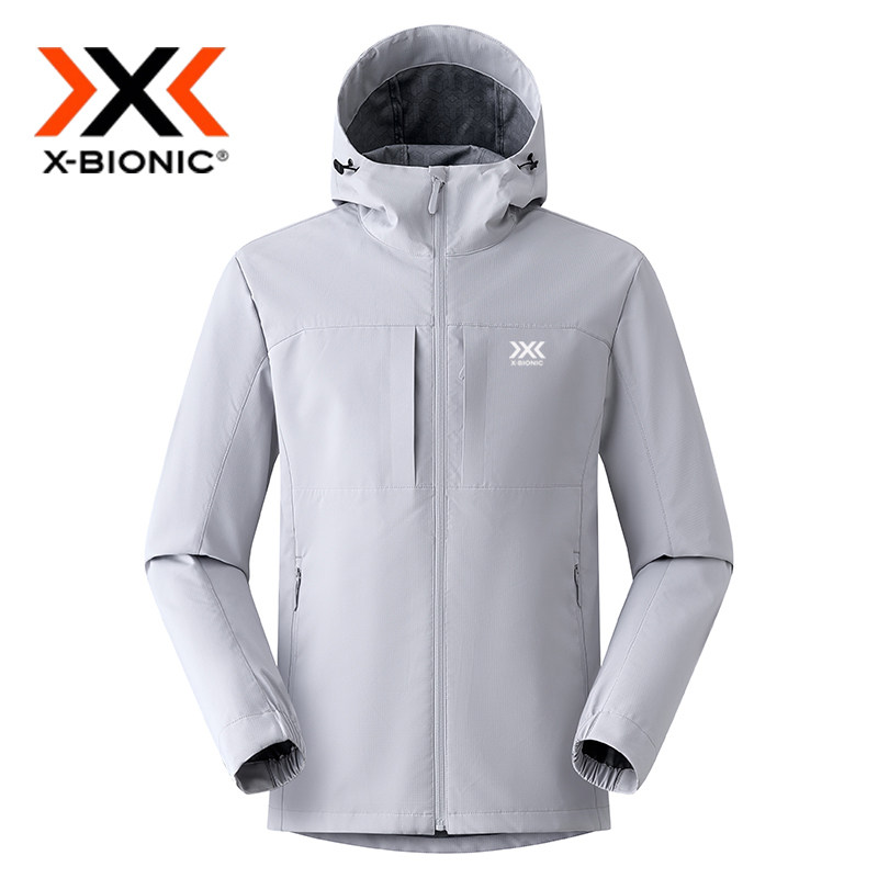 XBIONIC 户外软壳连帽夹克男轻量防风防水透气外套男女同款冲锋衣图片