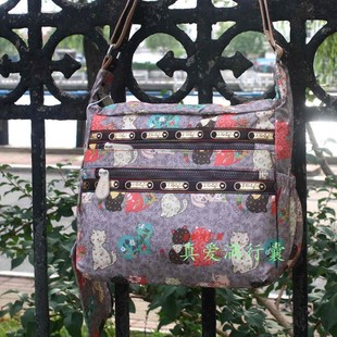 新款Minigirl女包斜挎包拉链大包多层次大容量防水布包欧美潮包