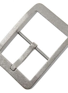 纯钛不生锈男士休闲日字皮带扣头  打孔皮带扣 HF36-25727