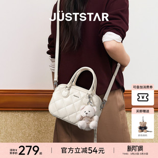 欧时纳华夫保龄球包2026超火精致包包女士单肩斜挎波士顿手提包