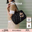 徐璐同款 大容量波士顿单肩通勤托特包 欧时纳华夫吐司包女2026新款