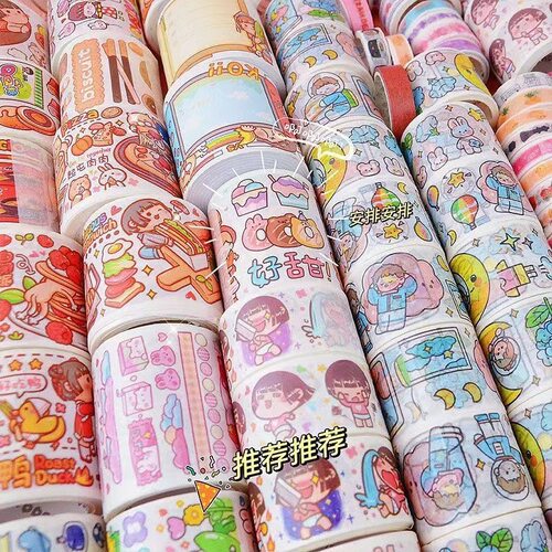 卡皮巴拉可爱手账和纸胶带