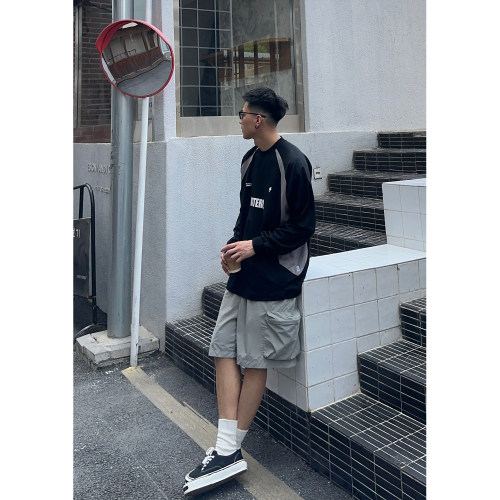 Batterup日系拼接训练长袖