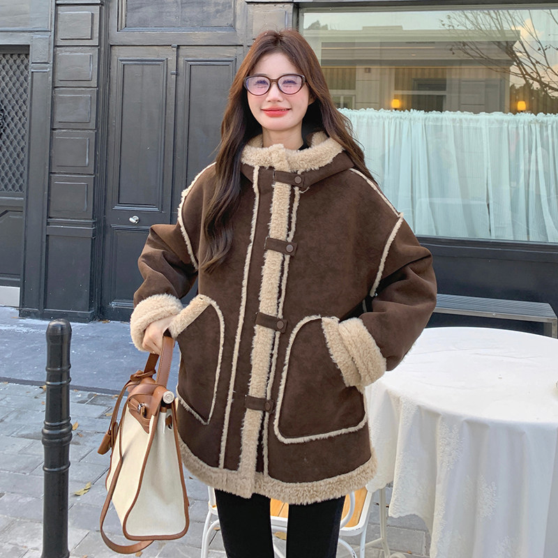 现货新款羊羔毛皮毛一体外套239-9816-p225kk338,女装棉衣/棉服,浙宝239