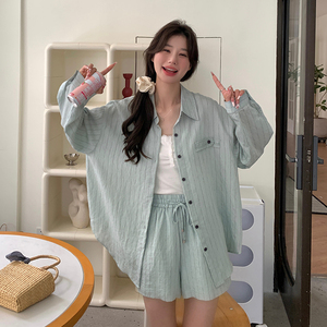 现货  新款条纹防晒两件套套装239-8172-p135k188图片