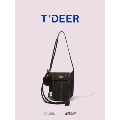 T'deer轻奢小众高级感南瓜包包女2025新款秋冬复古时尚单肩斜挎包