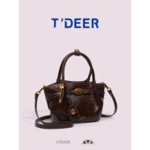 秋冬复古时尚 deer轻奢小众高级感手提包包女2025新款 单肩斜挎包