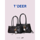 deer轻奢小众高级感单肩腋下包包女2025新款 秋冬复古通勤手拎包