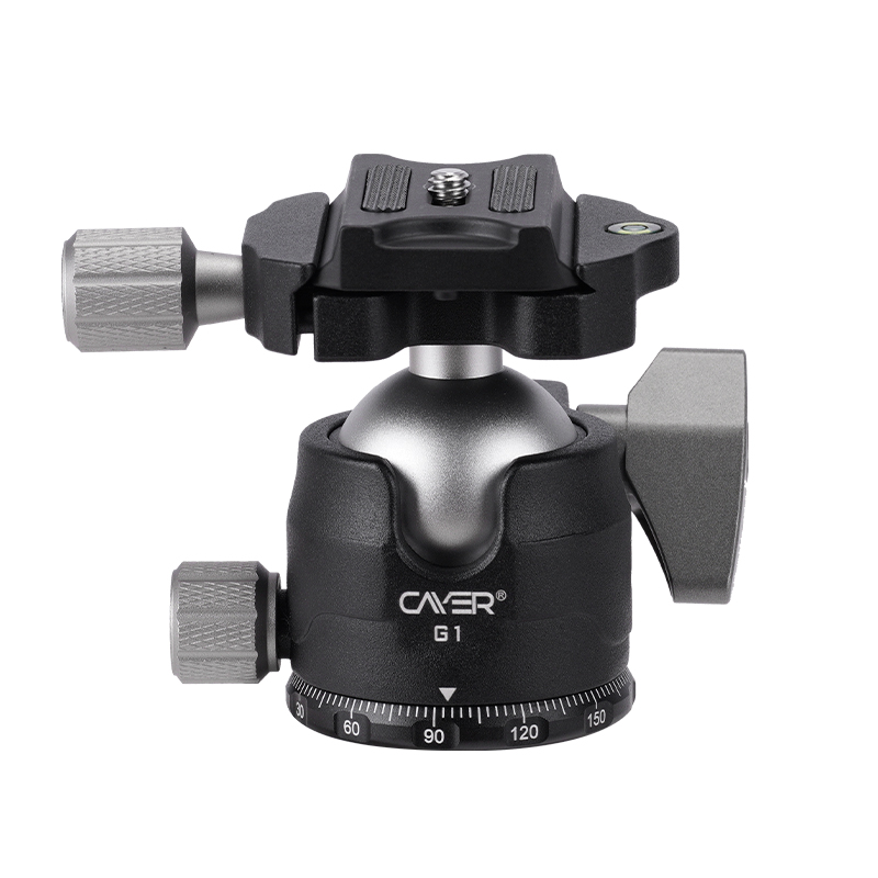 卡宴（Cayer）G1/G1P/G1PRO球形云台低重心双全景接片轻量化微单单反相机摄影摄像球形云台