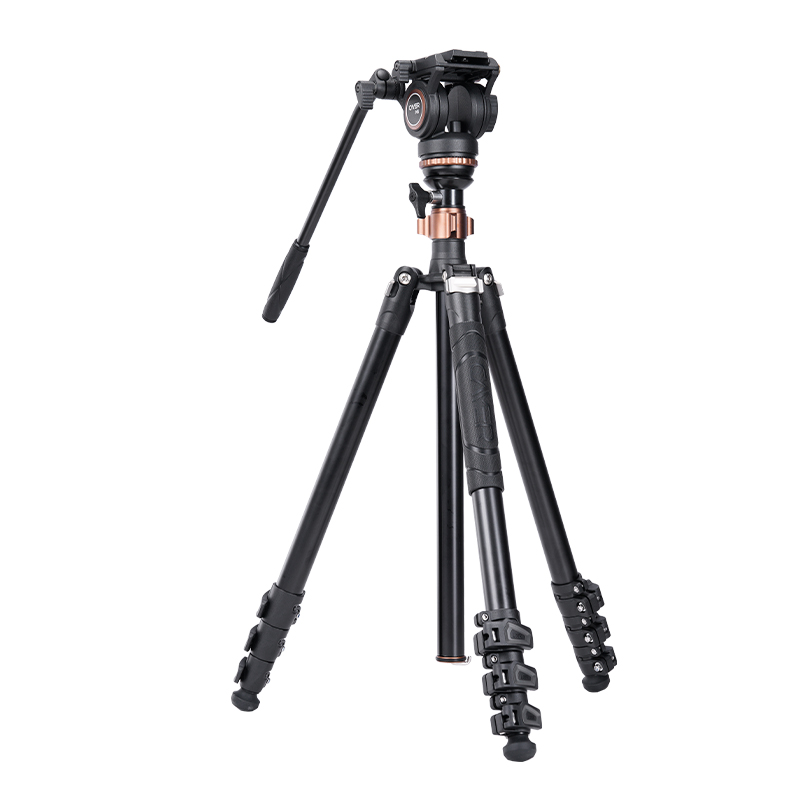 卡宴（Cayer）FP2450相机三脚架专业摄影摄像碳纤维支架单反微单直播户外旅行拍摄三角架液压阻尼云台便携式