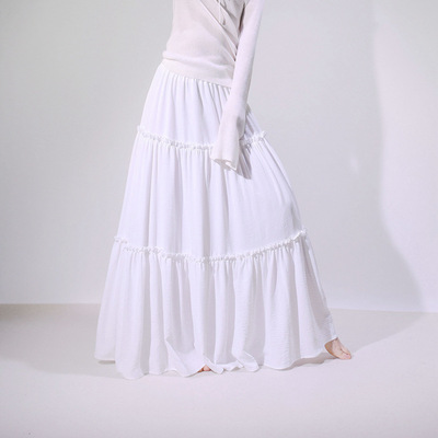 2025夏季大码胖mm文艺长款半身裙