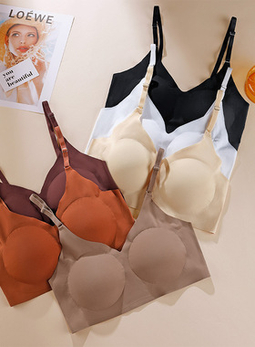 Breathable Thin Comfort Seamless Bralette Wirefree Bra 文胸