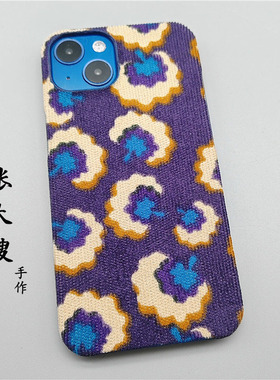 耐脏灯芯绒布月影适用于小米14/13/12S/11Ulrta/10S/mix4手机壳男女款红米note13/K40S/K50pro/K60至尊版防摔