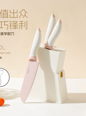 拜格刀具厨房套装组合家用女士菜刀切片刀宿舍专用水果刀菜板全套
