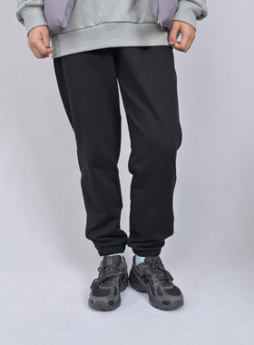 NEW BALANCE NB新款男子针织长裤简约束脚百搭休闲裤MLF41531-BK