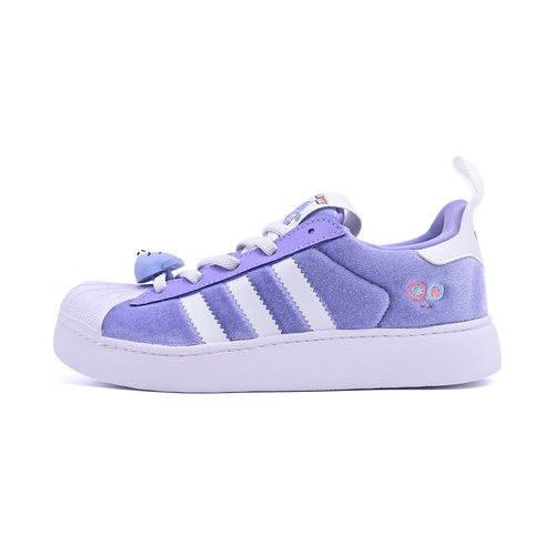 Adidas阿迪达斯新款儿童鞋男女中童三叶草板鞋低帮休闲鞋KK2170
