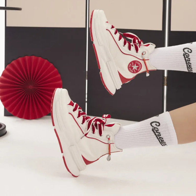 CONVERSE情侣款夹心休闲厚底鞋