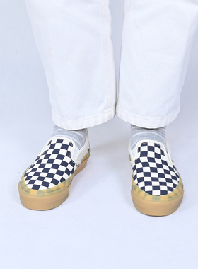 VANS范斯LX Classic Slip-On 98棋盘格休闲鞋情侣板鞋VN000E96GR1