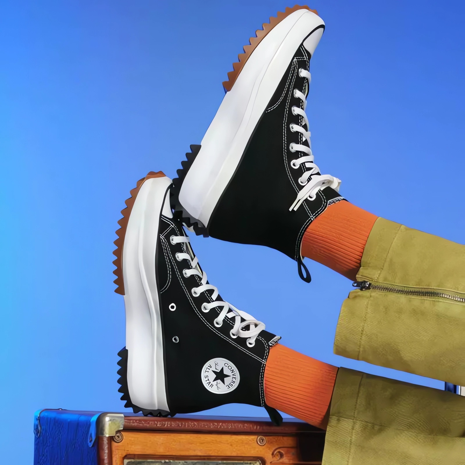 匡威情侣百搭厚底休闲鞋