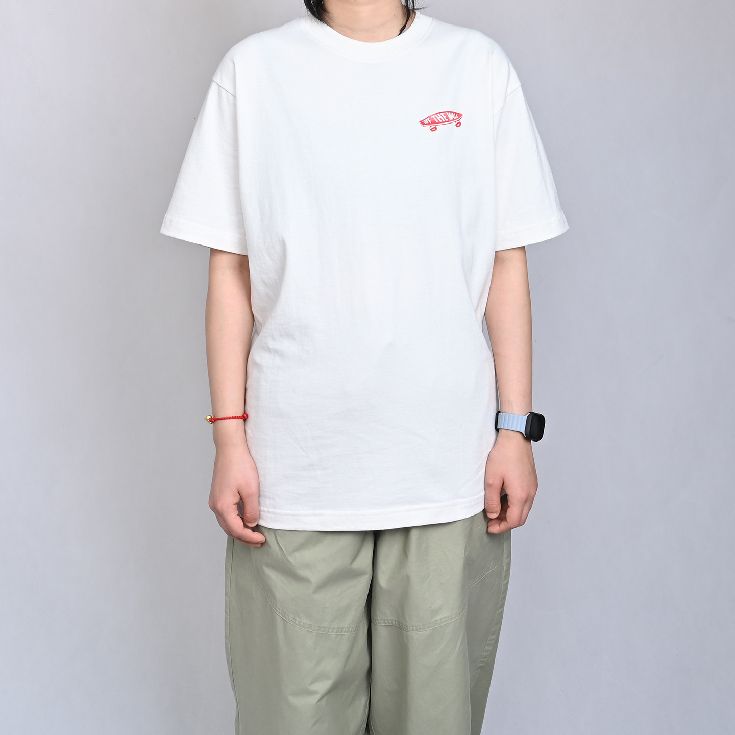 VANS范斯新款男子圆领短袖休闲百搭简约T恤宽松运动服VN000T6VC9F