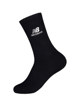 NEW BALANCE NB新款男女同款简约百搭舒适休闲长袜 LAS44402-BK