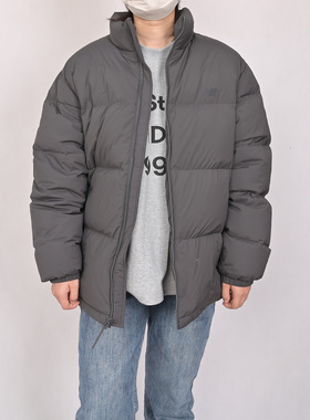 NEW BALANCE NB新款男子保暖羽绒服运动休闲简约外套AMJ54328-BLK