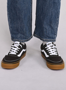 VANS范斯春季新款男子Brooklyn LS休闲鞋低帮百搭板鞋VN000D7QD4C