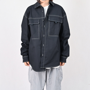 023 衬衣休闲休闲翻领上衣MCH629 Converse匡威2025秋新款 男子长袖