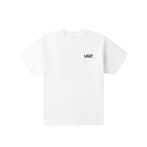VANS范斯夏季男子简约短袖运动休闲百搭圆领T恤VN000R61WHT